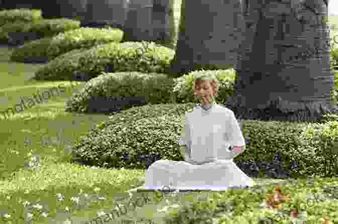 A Serene Woman Meditating In A Peaceful Garden, Surrounded By Blooming Flowers. She Is Wearing A Flowing White Dress And Has Her Eyes Closed In Introspection. Mentorship By A C Hic Affair: A Spiritual To Event Planning