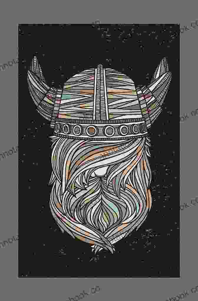 A Stylized Representation Of The Viking Legacy In America, Symbolized By A Viking Helmet With The North American Continent In The Background. Vikings In America Graeme Davis