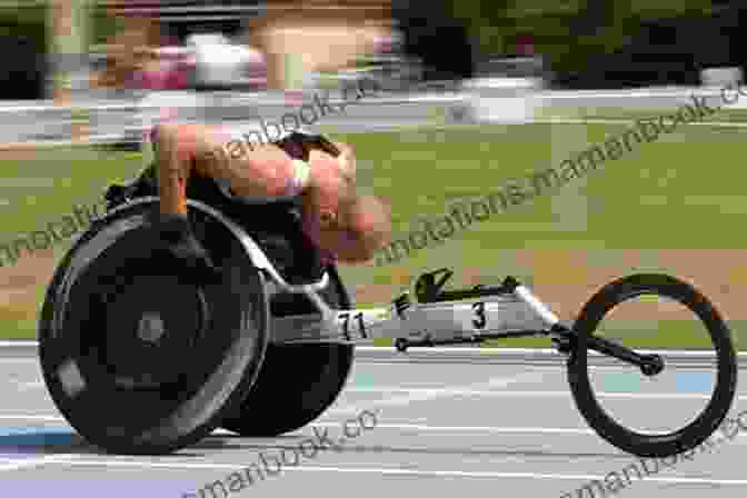 A Young Girl In A Wheelchair Racing On A Track. Givin It Their All: The Backstreet Boys Rise To The Top