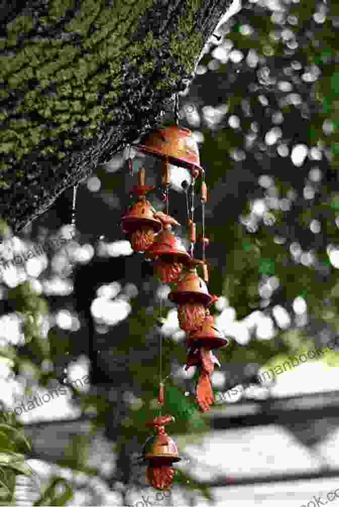 Intricate Patterns Of Windbells Suspended In A Garden, Creating A Mesmerizing Visual Display Chime Of Windbells Harold Stewart