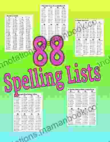 88 Systematic Spelling Lists: Learning To Read In America: Teaching Aids Set 2 (Learning To Read In America Teaching Aids)